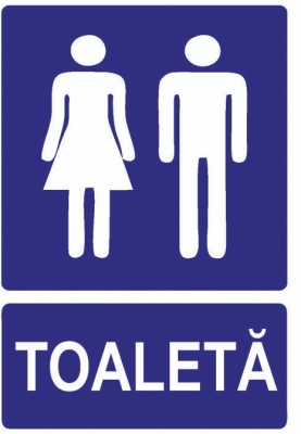 Sticker laminat Toaleta