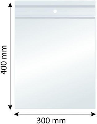 Pungi ziplock, 300 x 400 mm, 100/set