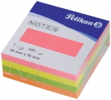 Notite adezive culori neon 76 mm  x 76 mm 320 file/cub Pelikan