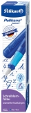 Stilou Junior, penita A, grip ergonomic, pentru dreptaci, culoare albastru, in cutie de carton, Pelikan