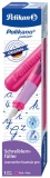 Stilou Junior, penita A, grip ergonomic, pentru dreptaci, culoare roz, in cutie de carton, Pelikan