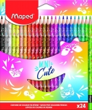 Creioane colorate Mini Cute 24 culori/set Maped 
