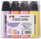 Evidentiator pastel, 4 culori/set, M&G 