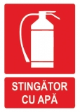 Sticker laminat Stingator apa