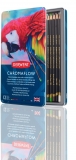 Creioane colorate Professional Chromaflow, cutie metalica, 12 buc/set,  Derwent 