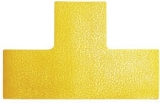 Marcaj autoadeziv pentru podea forma T 100 x 150 mm galben 10 buc/set Durable