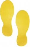 Marcaj autoadeziv pentru podea forma pantof 90 x 240 mm galben 5 perechi/set Durable