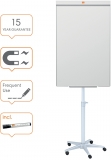 Flipchart mobil Impression Pro, otel lacuit, magnetic, include marker si tavita, alb NOBO
