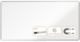 Tabla Premium Plus, otel lacuit, 200x100 cm, magnetica, include marker si tavita, alb NOBO