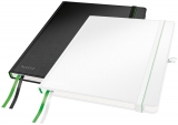 Caiet de birou  Complete, coperta dura, certificare FSC, reciclabil, format iPad, 80 coli, matematica Leitz