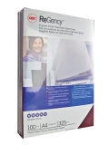 Coperta carton ReGency™ pentru legare cu aspect de piele 325 g albastru 100 buc/set GBC