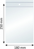 Pungi ziplock, 180 x 250 mm, 100/set
