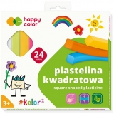 Plastilina scolara, 24 culori, Happy Color