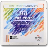 Creioane colorate Tri Tone cu mina multicolora 24 buc/set Koh-I-Noor