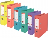 Biblioraft  No.1 Power Colour Breeze, PP/PP, partial reciclat, certificare FSC, A4, 75 mm, Esselte