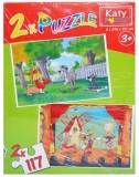 Puzzle 2 in 1, 117 piese, Katy 