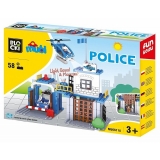 Joc constructie Statie Politie, 58 piese, Blocki mubi 