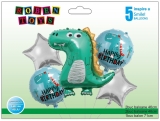 Baloane, Dinozaur, folie aluminiu, Roben Toys