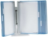 Sistem de prezentare perete Design Tarifold 10 buzunare albastre