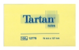 Notite adezive galbene Tartan, 12 bucati/ set, 3M 127 x 76 mm