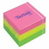 Cub notite adezive culori neon 76 mm x 76 mm 400 file/cub Tartan 3M