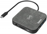 Multiport Hub USB-C 12 porturi, Connect2QiCharge Wireless, Hama