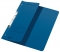Dosar cu sina  1/2, carton, 100% reciclat, certificare Blue Angel, A4, incopciat, 170 coli, Leitz albastru