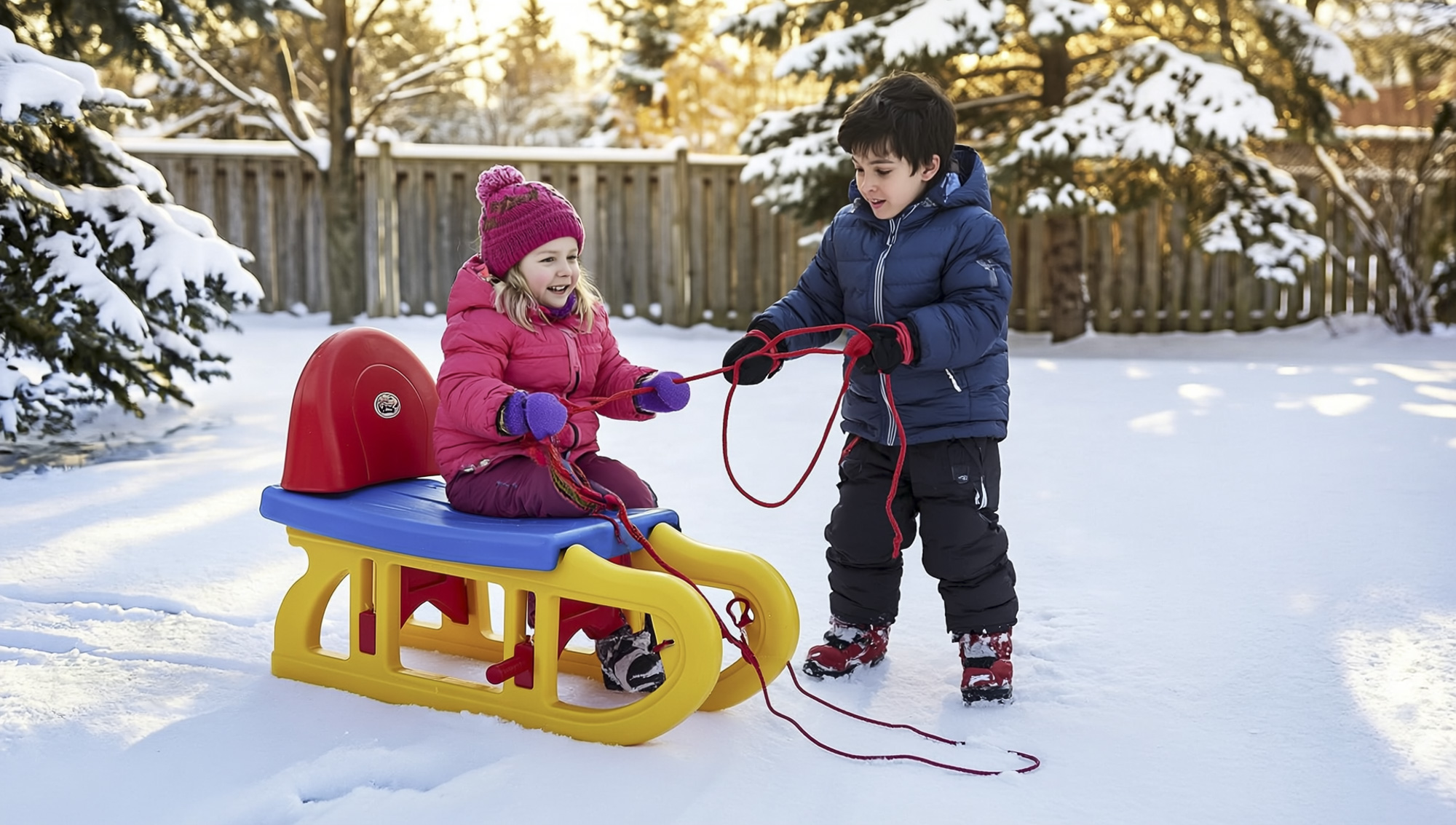 Sanie plastic copii Burak Toys