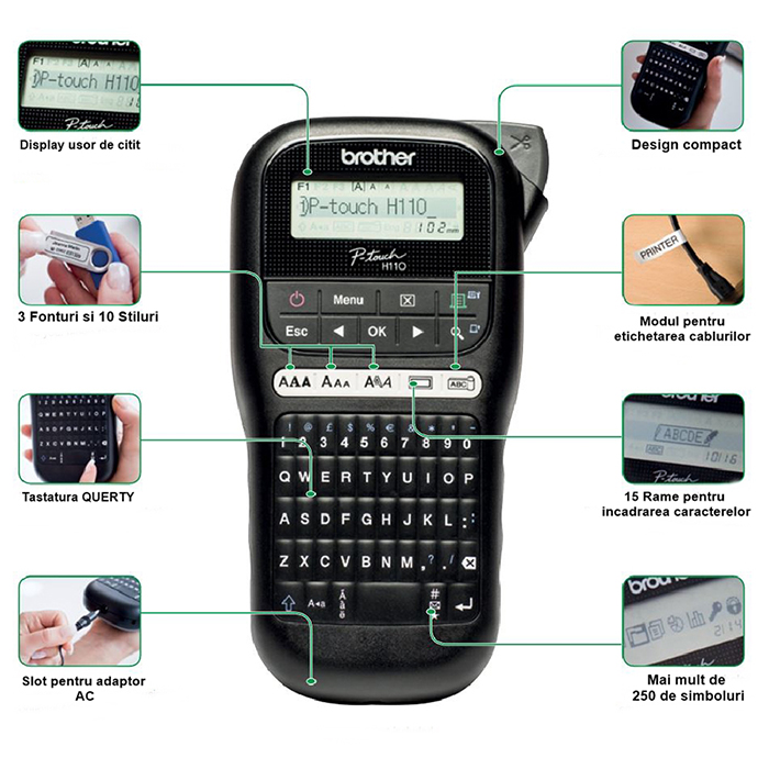 Imprimanta etichetare P-Touch Pt-H110 Brother - BNB