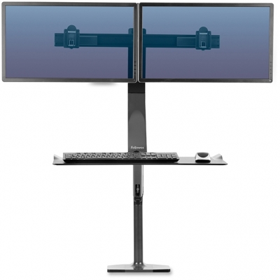 Suport dublu extensibil pentru monitor Extend Fellowes