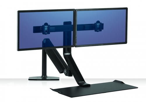 Suport dublu extensibil pentru monitor Extend Fellowes