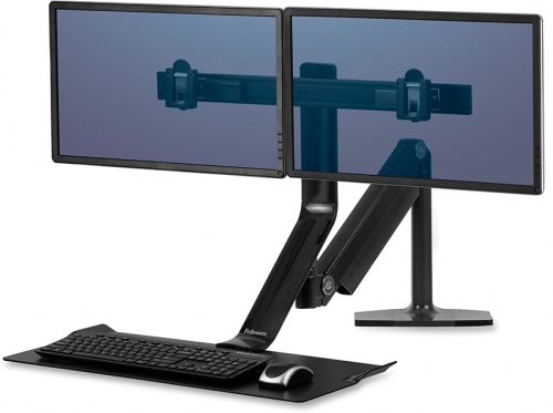 Suport dublu extensibil pentru monitor Extend Fellowes
