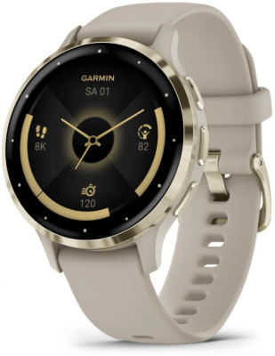 Ceas Garmin Venu 3S Soft Gold/French Gray