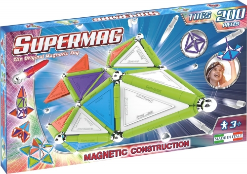Set Constructie Tags Trendy 200 Pcs Supermag