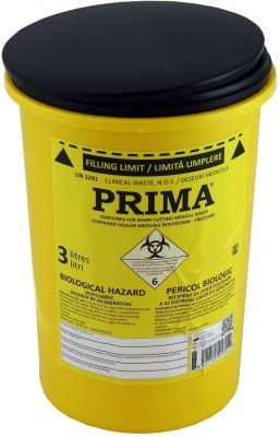 Recipient 3l plastic, intepatoare si taietoare, ADR 