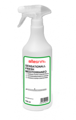 Esenta de camera,auto/toalete/sali de sport si suprafete Allegrini SENSATIONALL FRESH MEDITERRANEO 750ml