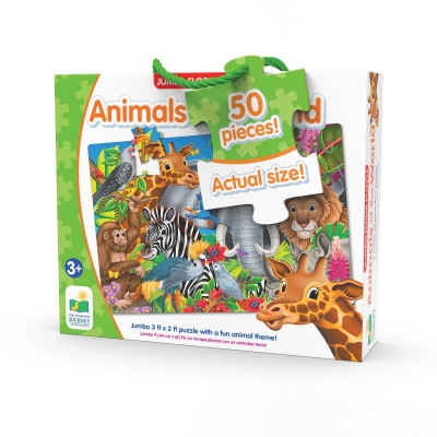 Puzzle Mare De Podea - Animalele Lumii The learning journey