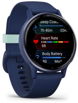Ceas smartwatch Garmin vívoactive 5 Blue/Blue Metal