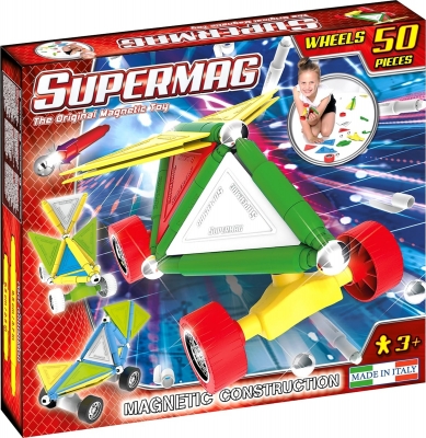 Set Constructie Tags Wheels 50 Pcs Supermag