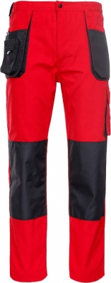 Pantaloni talie Kastor Stenso, rosu