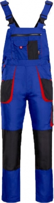 Pantaloni pieptar Kastor Stenso, albastru royal