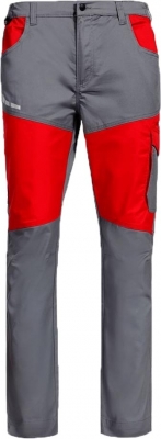 Pantaloni talie EOS Stretch Stenso, rosu/gri