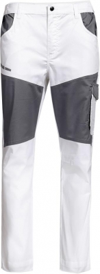 Pantaloni talie EOS Stretch Stenso, alb/gri