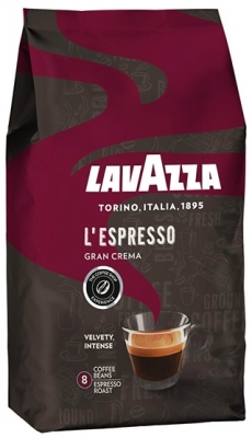 Cafea boabe 1 Kg, Gran Crema Lavazza LEspresso