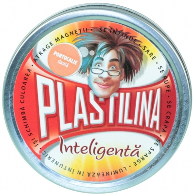 Plastilina Inteligenta Clasica Portocalie 
