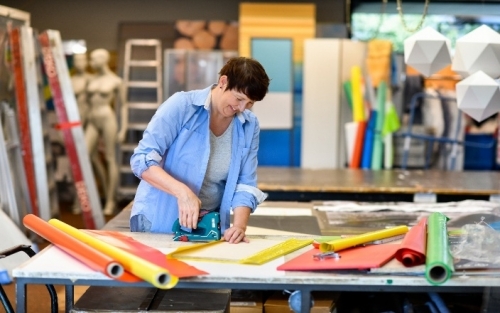 Capsator profesional tip tacker Novus J-51, capsare cu sarma plata, puternic