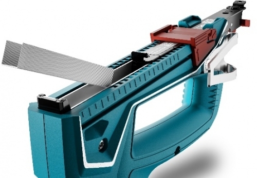 Capsator profesional tip tacker Novus J-51, capsare cu sarma plata, puternic