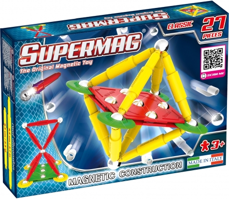 Supermag Classic Primary - Set Constructie 27 Piese Supermag