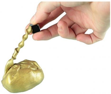Plastilina Inteligenta Super magnetica Febra Aurie 