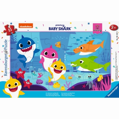 Puzzle Baby Shark, 15 Piese Ravensburger